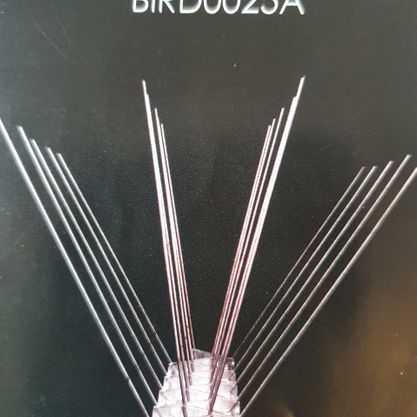 Stainless steel bird spikes with extra spikes